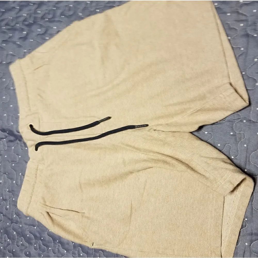 ZARA tan drawstring shorts size small